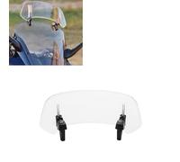 KAOUQWR Pare-Brise Moto pour Cross Cub 2015-2017,Extension de Pare-Brise Modifiée et Rehaussée pour Une Meilleure Protection Contre Le Vent et Un Meilleur Confort,S-217 * 119MM-B