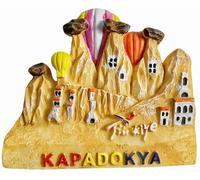 Kapadokya - Aimant de réfrigérateur en forme de dinde - Souvenir de voyage - Décoration de la maison - Collection créative peinte à la main