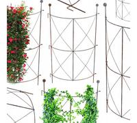 Kapaga Support pour plantes Support pour fleurs Support pour plantes vivaces Grille métallique 90 cm