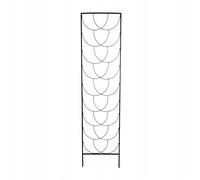 Kapaga - Treillis de 200 cm - Tuteur de Jardin - Support pour Plantes grimpantes - Support pour arbustes (Noir, 200 cm)