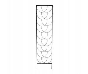 Kapaga - Treillis de 200 cm - Tuteur de Jardin - Support pour Plantes grimpantes - Support pour arbustes (Noir, 200 cm)