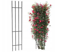 Kapaga - Treillis pour Plante grimpante 150 cm - Tuteur de Jardin en métal - Support pour Fleurs, Plantes et arbustes - Treillis décoratif extérieur - Noir