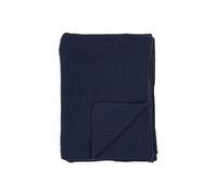 KAPAS - Plaid 130x160 cm 100% Coton Recyclé Bleu Marine - HOUSE_NORDIC