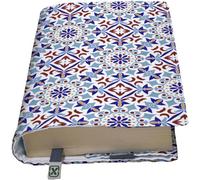 KAPAX FLEX MOSSO - Couverture de livre, Réglable pour livre broché, Tissu lavable, Impermeable, Protège-livre pour adulte (Mosaic)