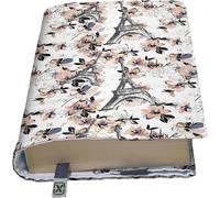 KAPAX MOSSO FLEX - Couverture de livre, Réglable pour livre broché, Tissu lavable, Impermeable, Protège-livre pour adulte (Paris)