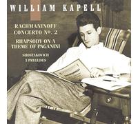 Kapell, William - Rachmaninov : Concerto pour piano n° 2 ; Rhapsodie sur un Thème de Paganini