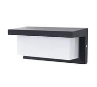 KAPIPALA Applique murale, lampe de jardin LED 18 W pour intérieur et extérieur, étanche, pour jardin, couloir, chemin, véranda, chambre à coucher, cage d'escalier