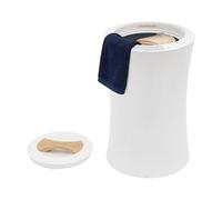 KAPIPALA Seau sèche-serviettes 20 l - Chauffe-serviettes avec écran tactile et 3 niveaux - Chauffe-serviettes électrique autoportant - Pour salle de bain, salon - Radiateur compact avec minuterie