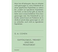 Kapitalismus, Freiheit und das Proletariat - Cohen, G. A.