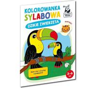 Kapitan Nauka Livre de coloriage syllabique Dzikie zwierzęta (Buch auf Polnisch)