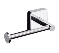 Kapitan Quattro Porte-Rouleau pour Papier WC Mural Auto-adhésif Salle de bain Acier Inoxydable fini poli, fabriqué dans l'UE