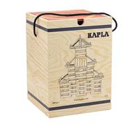 KAPLA - Jeu de Construction en Bois dans Une Mallette en Bois avec 280 planchettes en Bois + 1 Livre d'art - Jeux et Jouet en Bois, dès 2 Ans