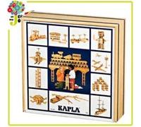 Kapla boîte 100 pièces Jeu de construction Planchette naturel Enfant 4 ans +. Naturel G