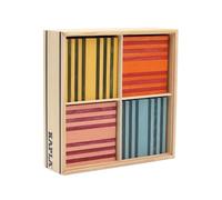 Kapla Coffret Octocolor 100 planchettes colorées – Jeu de construction en bois, dès 2 ans