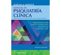 Kaplan Y Sadock. Manual De Psiquiatria Clinica