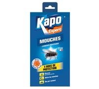 KAPO Adhésifs anti-mouches Kapo, lot de 4