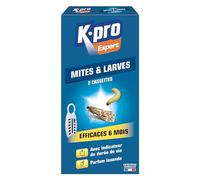 Insecticide 2 plaquettes anti-mites - spécial placard