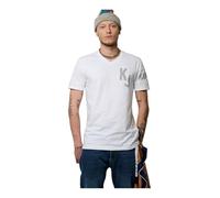 Kaporal Barny, Tee Shirt Manches Courtes, pour Homme, 95% Coton - 5% Elasthanne, Coupe Slim, Col en V, Couleur Navy, Taille S Homme (Lot de 1)