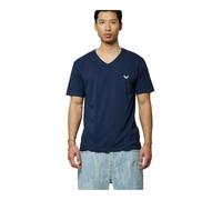 Kaporal Beter Kaporal, Tee Shirt Manches Courtes, pour Homme, 97% Coton - 3% Polyester, Coupe Regular, Col en V, Couleur Craie, Taille 3XL Homme (Lot de 1)
