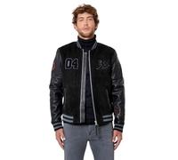 Kaporal - Blouson Noir en Cuir Homme - Sity - S - Noir