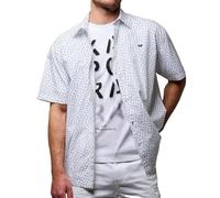 Kaporal Chemise Blanche/Marine Homme Block