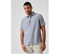 KAPORAL - Chemise bleue à rayures Homme 100% coton REX