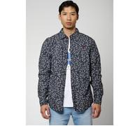 KAPORAL - Chemise bleue imprimée Homme 100% coton BRADY XXL