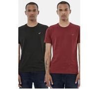 Kaporal - Coffret de 2 t-Shirts Noir et Bordeaux Homme - Rift - 2XL - Noir