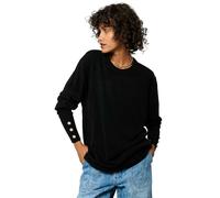 Kaporal Femme Pull pour Coupe Regular, Manches Longues, Col Rond, Modèle Marka, Couleur Black, Taille XS, Noir, XS EU