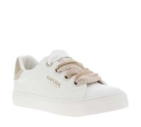 KAPORAL Femme SEVERINE Chaussures DETENTE Tennis, Blanc/doré, 37 EU