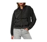 Kaporal, Femme, Sweatshirts et sweats à capuche, Gris, Taille: 42 FR Zip-throughs