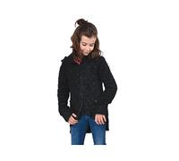 Kaporal Gilet Cardigan Fille Post Noir Pailleté
