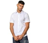 Kaporal Homme, Coupe Fitted, Manches Courtes, Col Chemise, Modèle KOURA, Couleur Blanc, Taille 2XL, White, XXL