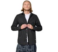 Kaporal Homme, Coupe Fitted, Manches Longues, Col Chemise, Modèle Kuraj, Couleur Black, Taille