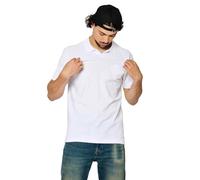 Kaporal Homme, Coupe Regular, Manches Courtes, Col Polo, Modèle Remon, Couleur White, Taille