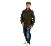 Kaporal Homme, Coupe Regular, Manches Longues, Col Chemise, Modèle Komek, Couleur Dark Khaki, Taille XXL