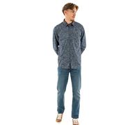 Kaporal Homme, Coupe Regular, Manches Longues, Col Chemise, Modèle Kroft, Couleur Navy, Taille