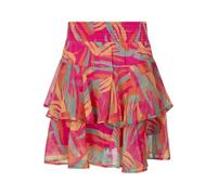 Kaporal - Jupe Courte Rose avec des Motifs Une Coupe Droite et Une Taille élastiquée - Taille x_l