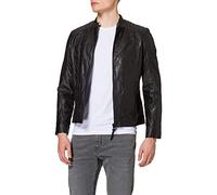 Kaporal KROMA Veste en Cuir, Black, S Homme