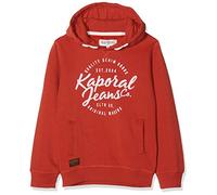 Kaporal - MEBY - Sweat à Capuche - Garçon - Rouge (Burnt) - 16 ans