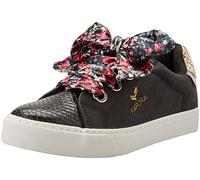 Basket Kaporal - Severine - Femme - Lacet ruban fleuri - Noir 36