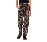 Kaporal - Pantalon Fluide Fleuri Femme - Dova - XS - Marron