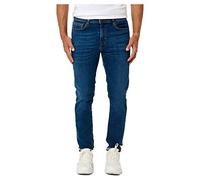 Jean Slim Bleu Homme Kaporal Moobi - Coupe Slim - 5 Poches - Passants pour Ceinture 31/34
