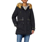 Kaporal - Parka régular Femme à Capuche avec Fausse Fourrure Amovible - Lofty - Femme - XS - Noir