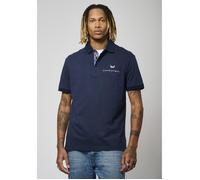 Kaporal Homme Barro Polo Manches Courtes, pour 100% Coton_Bio, Coupe Regular, Col Couleur Navy, Taille S, Navy, S EU