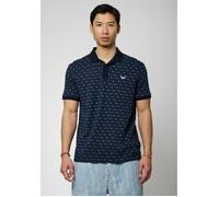 KAPORAL - Polo bleu imprimé Homme 100% coton BOSCO XL