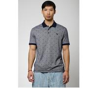 KAPORAL - Polo bleu imprimé Homme BAZ S