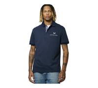 Kaporal, Polo Manches Courtes, pour Homme, 100% Coton_Bio, Coupe Regular, Col Polo, Couleur Navy, Taille M