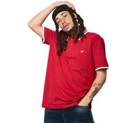 Kaporal, Polo pour Homme, Coupe Regular, Manches Courtes, Col Polo, Modèle Regio, Couleur Red, Taille M