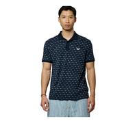 KAPORAL - Polo bleu imprimé Homme 100% coton BOSCO M